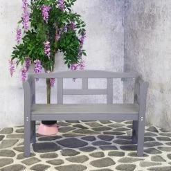 SenS-Line Friesen Tuinbank - Hout - Grijs -Tuinmeubel Verkoop 1200x1200 394