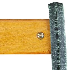 Relaxdays Tuinbank - Gietijzer - Parkbank - Tweezitter - Balkon & Terras - Houten Bank -Tuinmeubel Verkoop 1200x1200 410