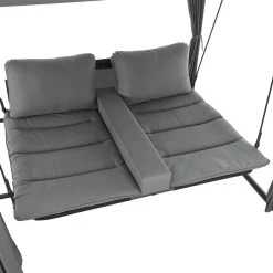 Schommelbank / Ligbank Kassandra - Donkergrijs -Tuinmeubel Verkoop 1200x1200 412