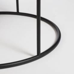 Mica Decorations Leandro Bijzettafel - Set Van 2 - H45 X Ø45 Cm - Zwart -Tuinmeubel Verkoop 1200x1200 454