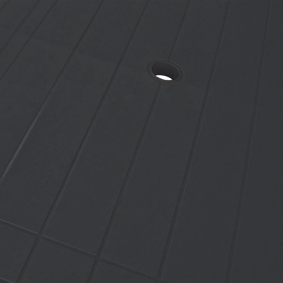 VidaXL Tuintafel 126x76x72 Cm Kunststof Antraciet 9 VidaXL Tuintafel 126x76x72 Cm Kunststof Antraciet - Afbeelding 7