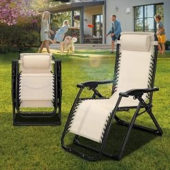 Sens Design Tuinstoel - Ligstoel Tuin - Beige -Tuinmeubel Verkoop 1200x1200 5