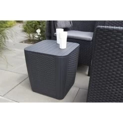 ALLIBERT Keter Luzon Opbergtafel - 39x39x43cm - Donkergrijs -Tuinmeubel Verkoop 1200x1200 507