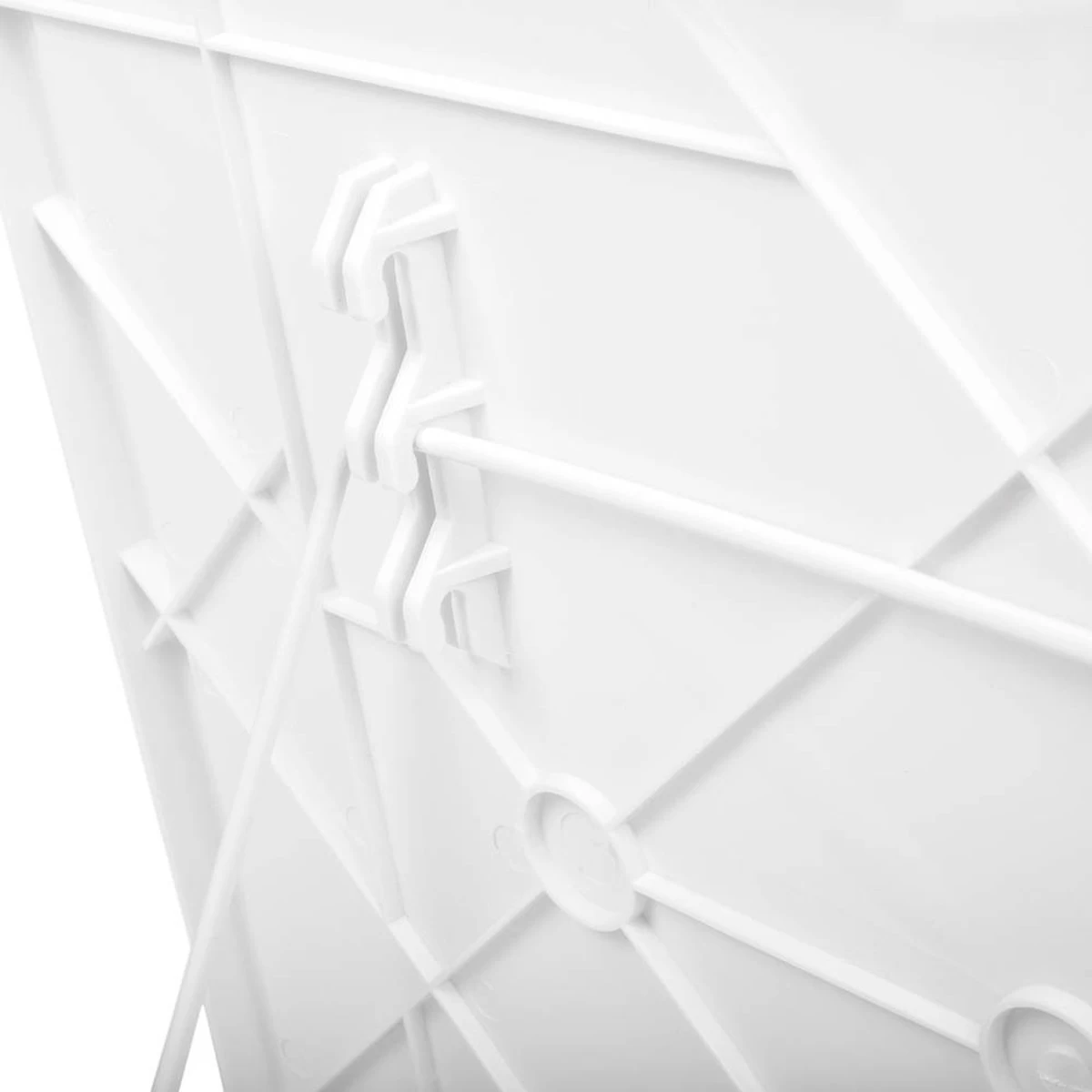 Luxe Inklapbare Balkontafel – 52 X 40 X 56cm – Wit – Hangend – Balkonbar – Balkontafels – Balkontafeltje – Hangtafel Balkon – Balcony Table – Voor Aan Het Balkon – Ophangbaar – Opklapbaar – Tafel – Inklapbaar – Buiten – Tafeltje – Klaptafel 6 Luxe Inklapbare Balkontafel – 52 X 40 X 56cm – Wit – Hangend – Balkonbar – Balkontafels – Balkontafeltje – Hangtafel Balkon – Balcony Table – Voor Aan Het Balkon – Ophangbaar – Opklapbaar – Tafel – Inklapbaar – Buiten – Tafeltje – Klaptafel - Afbeelding 4