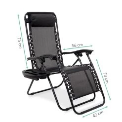 LifeGoods Opvouwbare Tuinstoelen - Verstelbaar Zonnescherm - 2 Stuks - 30°-90° Verstelbaar - Metaal - Zwart 16 LifeGoods Opvouwbare Tuinstoelen - Verstelbaar Zonnescherm - 2 Stuks - 30°-90° Verstelbaar - Metaal - Zwart -Tuinmeubel Verkoop 1200x1200 55