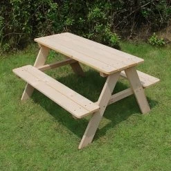 MaxxGarden Kinder Picknicktafel - 90x79x50cm - Hout -Tuinmeubel Verkoop 1200x1200 581