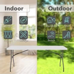 MaxxGarden Klaptafel - Inklapbare Tafel - Opvouwbare Tuintafel - Weerbestendig - Inclusief Handvat - 180x70x74 14 MaxxGarden Klaptafel - Inklapbare Tafel - Opvouwbare Tuintafel - Weerbestendig - Inclusief Handvat - 180x70x74 -Tuinmeubel Verkoop 1200x1200 585