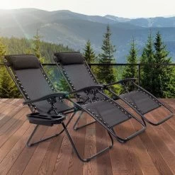 LifeGoods Opvouwbare Tuinstoelen - Verstelbaar Zonnescherm - 2 Stuks - 30°-90° Verstelbaar - Metaal - Zwart 20 LifeGoods Opvouwbare Tuinstoelen - Verstelbaar Zonnescherm - 2 Stuks - 30°-90° Verstelbaar - Metaal - Zwart -Tuinmeubel Verkoop 1200x1200 59