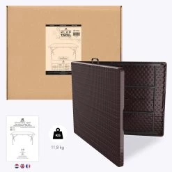 LifeGoods Klaptafel - Inklapbaar - 180 Cm - 6 Tot 8 Personen - Bruin -Tuinmeubel Verkoop 1200x1200 593