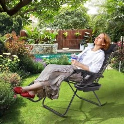 LifeGoods Opvouwbare Tuinstoelen - Verstelbaar Zonnescherm - 2 Stuks - 30°-90° Verstelbaar - Metaal - Zwart 22 LifeGoods Opvouwbare Tuinstoelen - Verstelbaar Zonnescherm - 2 Stuks - 30°-90° Verstelbaar - Metaal - Zwart -Tuinmeubel Verkoop 1200x1200 61