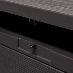 Merkloos Woody Tuin Opbergbox - 324 Liter 45x120x60 Cm - Tuinkussenbox - Antraciet/bruin -Tuinmeubel Verkoop 1200x1200 663