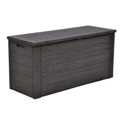 Merkloos Woody Tuin Opbergbox - 324 Liter 45x120x60 Cm - Tuinkussenbox - Antraciet/bruin -Tuinmeubel Verkoop 1200x1200 664