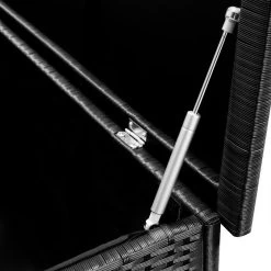 Casaria Wicker Opbergbox - Waterdicht 121,5cm Met Wielen - Grijs -Tuinmeubel Verkoop 1200x1200 665