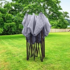 LifeGoods Partytent - 3x3 M - Zijwanden - Easy Up - Opvouwbaar - Waterdicht - Draagtas Met Wieltjes - Donkergrijs 21 LifeGoods Partytent - 3x3 M - Zijwanden - Easy Up - Opvouwbaar - Waterdicht - Draagtas Met Wieltjes - Donkergrijs -Tuinmeubel Verkoop 1200x1200 698