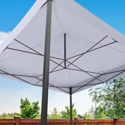 LifeGoods Partytent - 3x3 M - Easy Up - Opvouwbaar - Waterdicht - Draagtas Met Wieltjes - Donkergrijs -Tuinmeubel Verkoop 1200x1200 714
