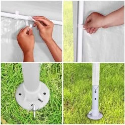 MaxxGarden Partytent - Paviljoen - 3x6m - Incl. Zijwanden - Waterdicht - Wit -Tuinmeubel Verkoop 1200x1200 721