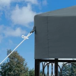 Casaria Paviljoen Lorca 3x3m - UV-bescherming 50+ Metaal - Antraciet -Tuinmeubel Verkoop 1200x1200 724