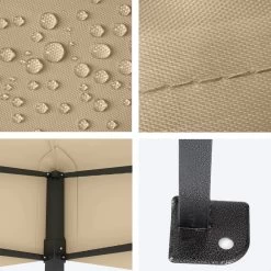 LifeGoods Partytent - 3x4.5 M - Zijwanden - Easy Up - Opvouwbaar - Waterdicht - Draagtas Met Wieltjes - Beige 17 LifeGoods Partytent - 3x4.5 M - Zijwanden - Easy Up - Opvouwbaar - Waterdicht - Draagtas Met Wieltjes - Beige -Tuinmeubel Verkoop 1200x1200 749