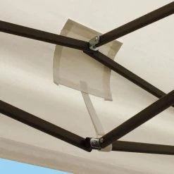 LifeGoods Partytent - 3x3 M - Zijwanden - Easy Up - Opvouwbaar - Waterdicht - Draagtas Met Wieltjes - Beige -Tuinmeubel Verkoop 1200x1200 773