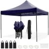 LifeGoods Partytent - 3x3 M - Easy Up - Opvouwbaar - Waterdicht - Draagtas Met Wieltjes - Donkerblauw -Tuinmeubel Verkoop 1200x1200 780
