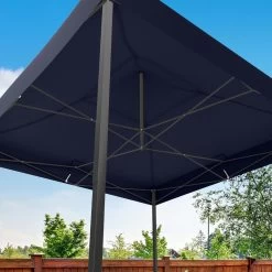 LifeGoods Partytent - 3x3 M - Easy Up - Opvouwbaar - Waterdicht - Draagtas Met Wieltjes - Donkerblauw -Tuinmeubel Verkoop 1200x1200 783