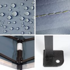 LifeGoods Partytent - 3x3 M - Easy Up - Opvouwbaar - Waterdicht - Draagtas Met Wieltjes - Donkerblauw -Tuinmeubel Verkoop 1200x1200 787