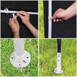 MaxxGarden Partytent - Feesttent Paviljoen - 3x3m - Antraciet -Tuinmeubel Verkoop 1200x1200 794