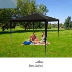 MaxxGarden Partytent - Paviljoen - 3x3 - Waterdicht - Zwart -Tuinmeubel Verkoop 1200x1200 829