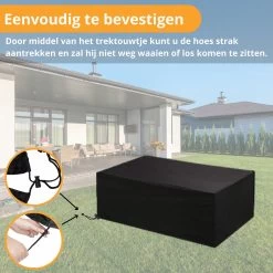 Beschermhoes Tuinmeubelen - Tuintafel - Loungeset - Tuinset - 213x132x74 Cm -Tuinmeubel Verkoop 1200x1200 898