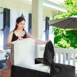 VONROC Premium Opbergtas Voor Lounge/tuinset Kussens – 75x75x90cm – Voor 6 Tot 8 Kussens -Tuinmeubel Verkoop 1200x1200 901