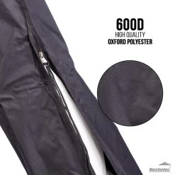 MaxxGarden Parasolhoes - Afdekhoes Voor Zweefparasol - Beschermhoes - 200-400 Cm - Met Rits En Trekkoord - Zwart -Tuinmeubel Verkoop 1200x1200 906