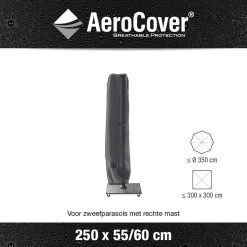 AeroCover Parasolhoes - Zweef Parasols - Grijs - 250x55 Cm (HxB) -Tuinmeubel Verkoop 1200x1200 921