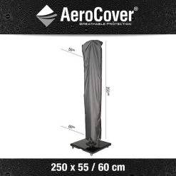 AeroCover Parasolhoes - Zweef Parasols - Grijs - 250x55 Cm (HxB) -Tuinmeubel Verkoop 1200x1200 923