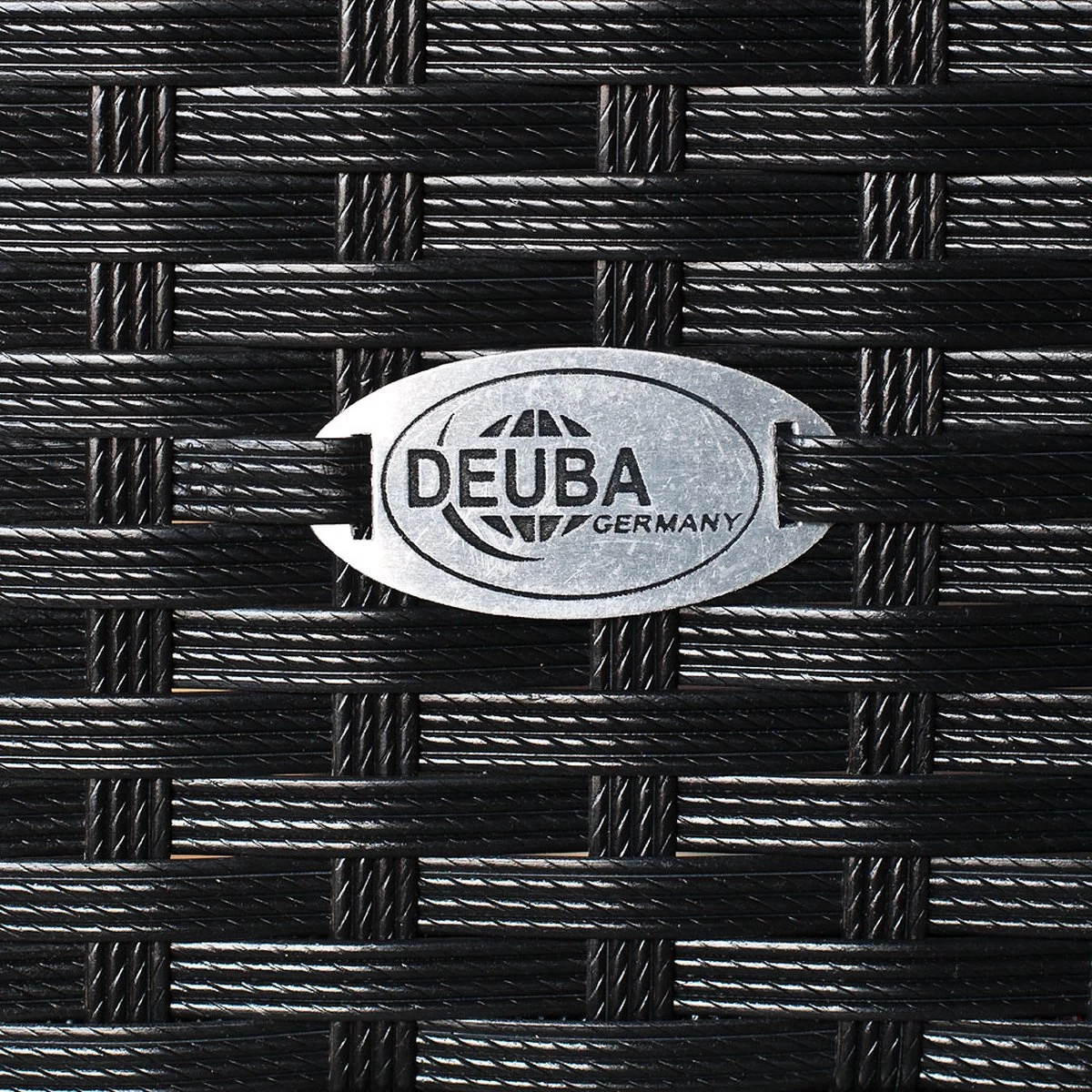 Deuba Polyrattan Tuinset Verona - 6 Stoelen + 1 Tafel Zwart 11 Deuba Polyrattan Tuinset Verona - 6 Stoelen + 1 Tafel Zwart - Afbeelding 9