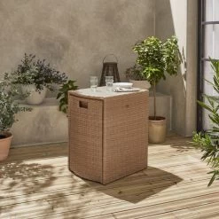 Alice's Garden Balkonset Doppio - 2 Stoelen - Inschuifbaar - Wicker - Beige -Tuinmeubel Verkoop 1200x1200 989