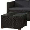 Polyrotan Loungeset Punta Cana L - Zwart -Tuinmeubel Verkoop 1200x393
