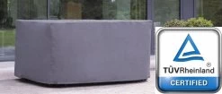 Weersbestendige Beschermhoes Tuinset (S) | 165 X 135 X 95 Cm | Premium | Waterproof | TÜV Rheinland Gecertificeerd | Hoes Voor Tuin | Waterdicht | Solution Dyed (verkleuring Onmogelijk) | Grijs / Antraciet -Tuinmeubel Verkoop 1200x511 2