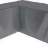 SORARA® Hoes Loungeset Hoekbank 235 X 235 X 70/100 Cm Grijs - Luxe Beschermhoes Tuinbank Met Aantrekkoord.
