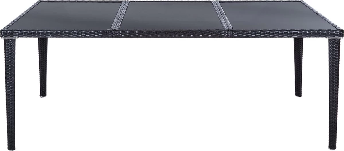 Tectake - Tuinmeubelset - 8 Persoons - Zwart 8 Tectake - Tuinmeubelset - 8 Persoons - Zwart - Afbeelding 6