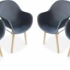 Alice's Garden Kuipstoelen CELEBES - Set Van 4 - Acacia En Kunststof - Grijs -Tuinmeubel Verkoop 1200x565