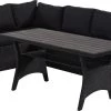 Rotan Loungeset Zwart 6 Pers Eettafel Kussens Weerbestendige Hoeklounge -Tuinmeubel Verkoop 1200x584