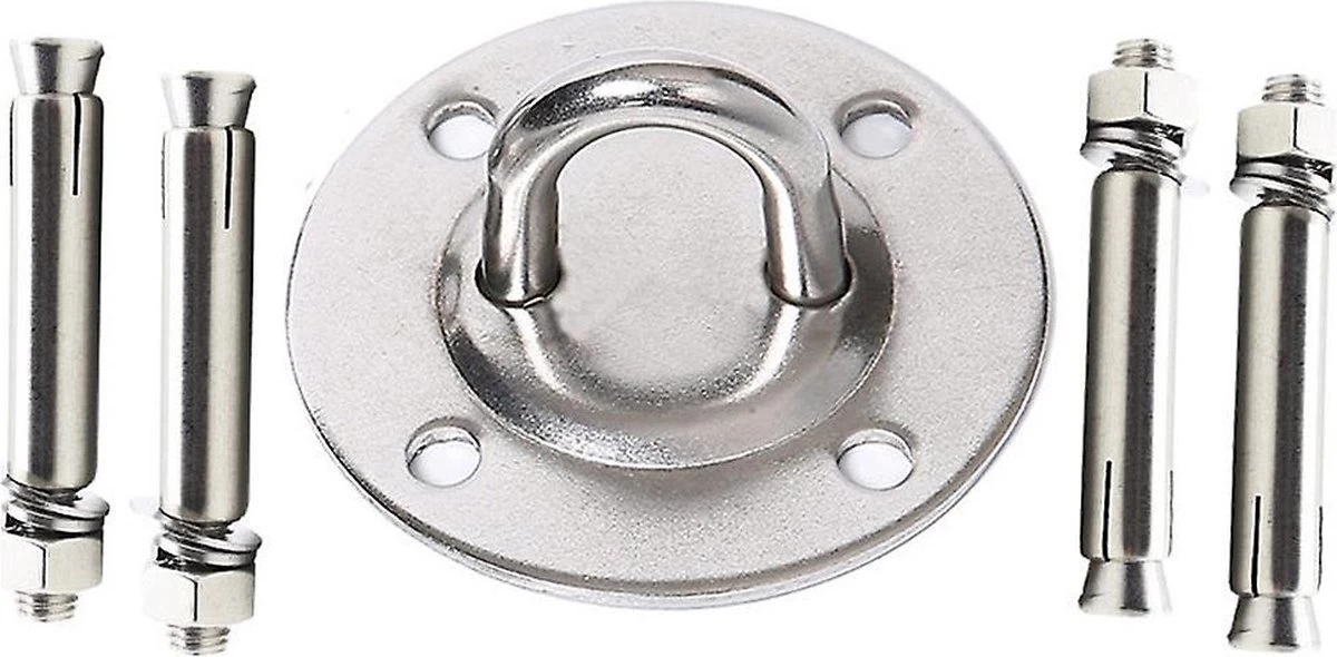 IBright Hangstoel Bevestigingsset - Schommelstoel Ophangsysteem - RVS - Bokszak - Plafondhaak - Plafond Ophanghaak 3 IBright Hangstoel Bevestigingsset - Schommelstoel Ophangsysteem - RVS - Bokszak - Plafondhaak - Plafond Ophanghaak