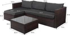 Loungebank Miko Bruin Tuin, Loungeset Buiten Wicker 7 Loungebank Miko Bruin Tuin, Loungeset Buiten Wicker -Tuinmeubel Verkoop 1200x598 1