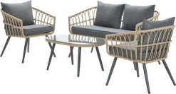 Garden Impressions Franklin Loungeset 4-delig - Wicker - Carbon Black/mystic Grey 17 Garden Impressions Franklin Loungeset 4-delig - Wicker - Carbon Black/mystic Grey -Tuinmeubel Verkoop 1200x646