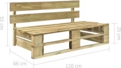 VidaXL Tuinbank Pallet Hout -Tuinmeubel Verkoop 1200x672