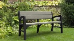 Keter Montero Tuinbank - 3-personen - 150x62,5x89cm – Grafiet -Tuinmeubel Verkoop 1200x675 11