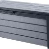 Keter Brushwood Opbergbox - Kussenbox - 455L - 145x69,7x60,3cm - Grafiet -Tuinmeubel Verkoop 1200x683