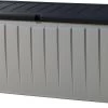 Keter Novel Opbergbox - 340L - 124x55x62.5cm - Grijs -Tuinmeubel Verkoop 1200x693 1