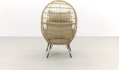 Lola Egg Relaxstoel - Natural Sand - Mand Stoel -Tuinmeubel Verkoop 1200x706