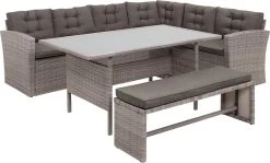 Beliani VITERBO - Loungeset Voor 8 - Grijs - PE Rotan -Tuinmeubel Verkoop 1200x723 2